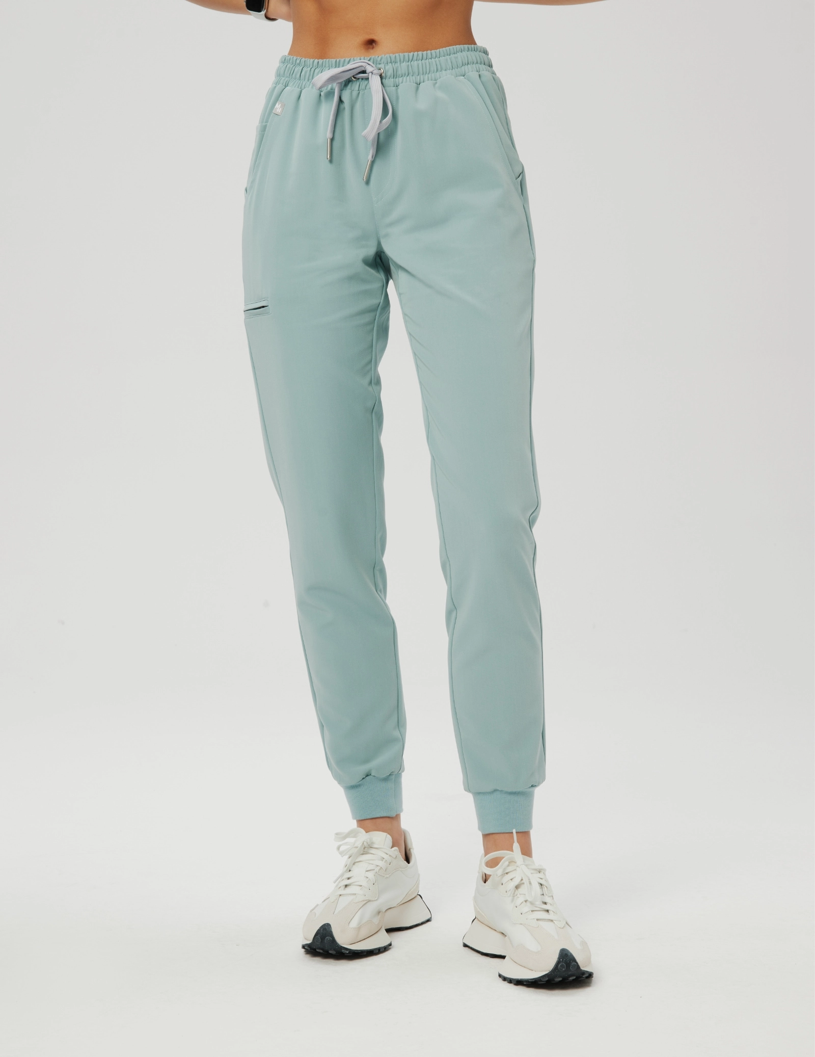 Spodnie Joggery damskie - ICE BLUE