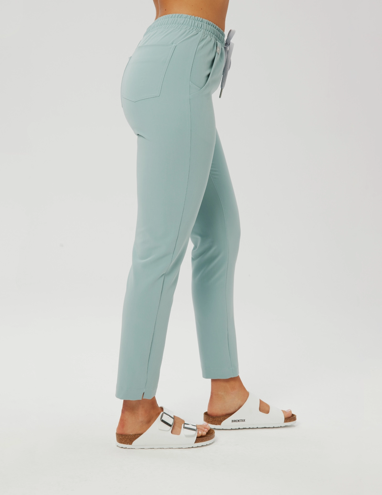 Spodnie Damskie Basic - ICE BLUE