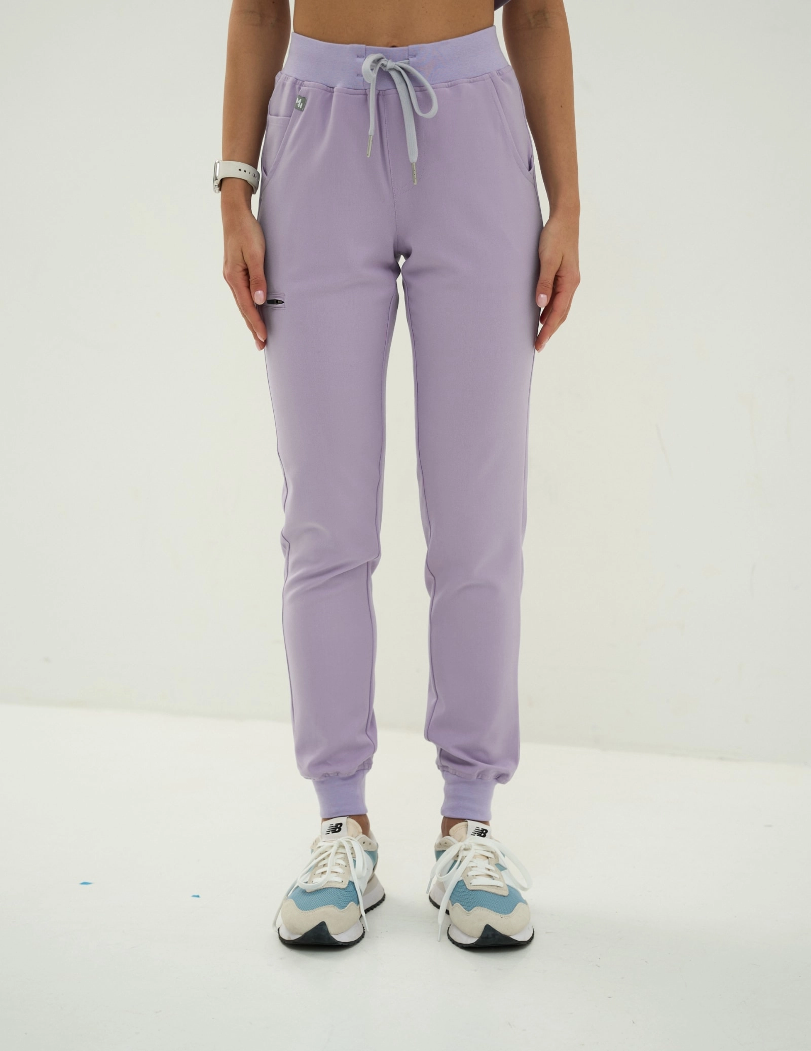 Spodnie Joggery Damskie - PURPLE HEATHER